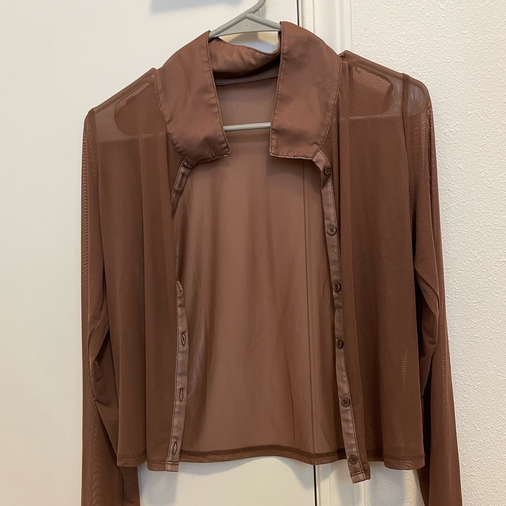 Brown shirt from hollister